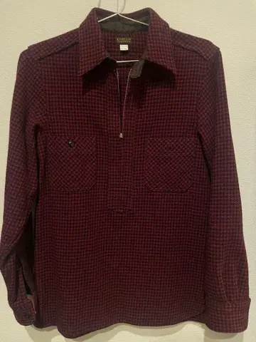 atlast&co 아뜨라스트 울 플란넬 셔츠 사이즈 14