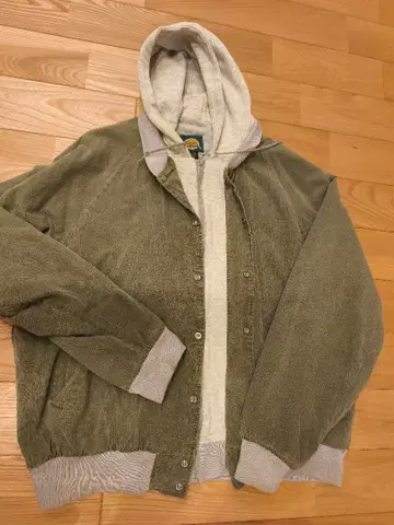 Cabela's 후드 부착 자켓 XL 올리브 그린 90s usa제