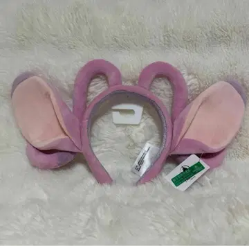 상하이 디즈니 엔젤 머리띠 택 포함 새상품