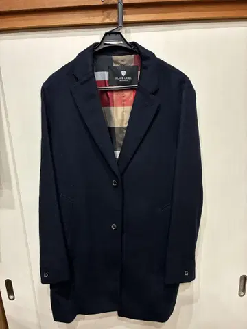 BLACK LABEL 체스터 코트 네이비