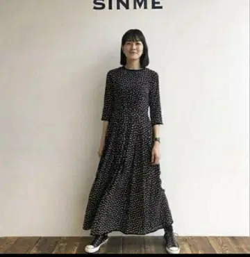 신메 신메 도트 원피스 보정 부위 있음 S 사이즈