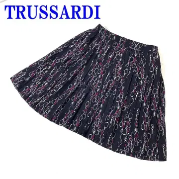 트루사르디 스커트 보라색 퍼플 폴리에스테르 100% 40 C3120