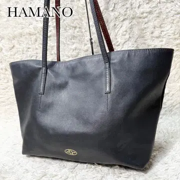 HAMANO 하마노 가죽 공예 블랙 검정 가죽 토트백 오피스 A4