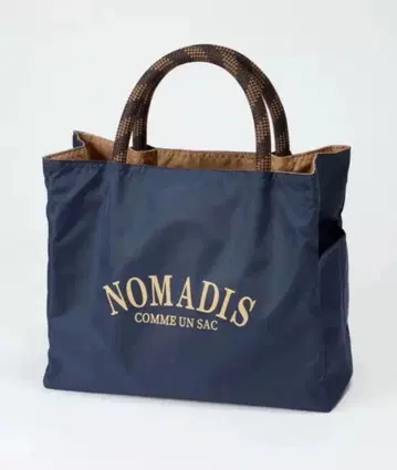 NOMADIS 네이비 토트백