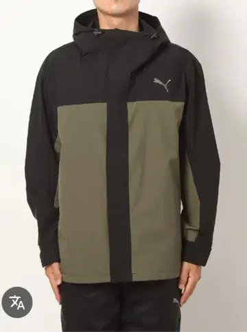 PUMA 마운틴 후드티 올리브/블랙