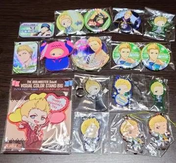 아이돌 마스터 SideM 이즈미 키타토 아크릴 스탠드 캔뱃지 등 세트