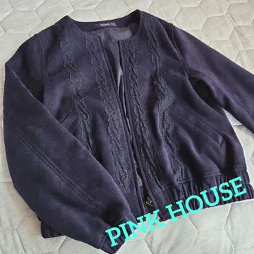 착용 횟수 1회 [PINK HOUSE] 네이비 블루종 레이스