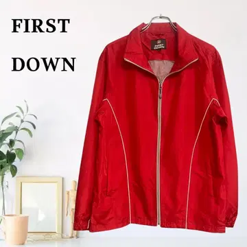 zB662 [ L ] FIRST DOWN 블루종 점퍼 스포츠MIX