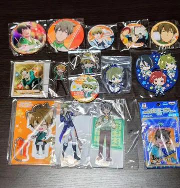 아이돌 마스터 SideM 카시와기 츠바사 아크릴 스탠드 캔뱃지 등 세트