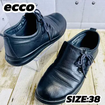 컨디션 최상 ecco 에코 컴포트 슬립온 신발 가죽 블랙