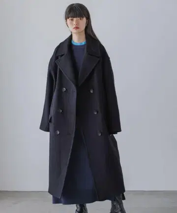 [ yuw ] 롱 P 코트 LOWRYS FARM 로리즈팜