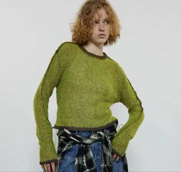 MAISON SPECIAL Reversible Mohair Knit
