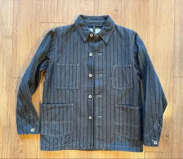 stevenson overall 커버올 사이즈 40 그레이 스트라이프
