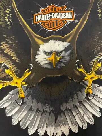 90s 할리데이비슨 빈티지 T셔츠 구제 의류