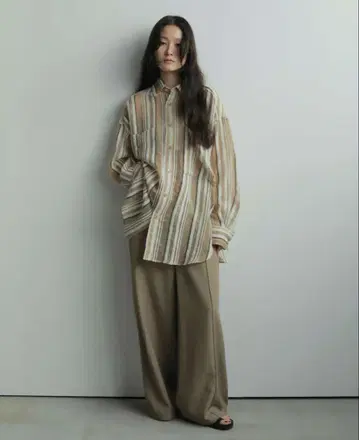 anuke Sheer Stripe Shirts