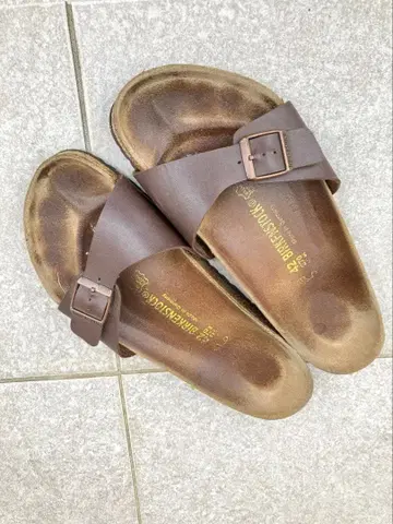 [ 인기! ] BIRKENSTOCK 마드리드 27cm 가죽 샌들