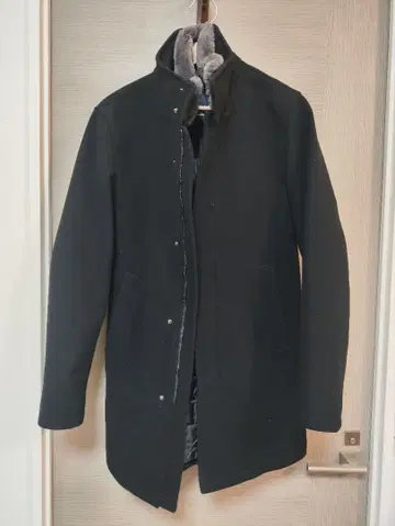 Herno 스탠드 카라 코트 46 블랙