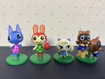 가격 인하 모동숲 피규어 (애니멀 크로싱 피규어 4체 세트)