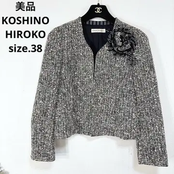 새상품급 KOSHINO HIROKO 포멀 노카라 자켓