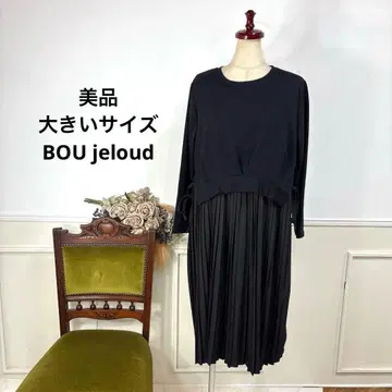 새상품급 빅 사이즈 BOU jeloud 플리츠 원피스