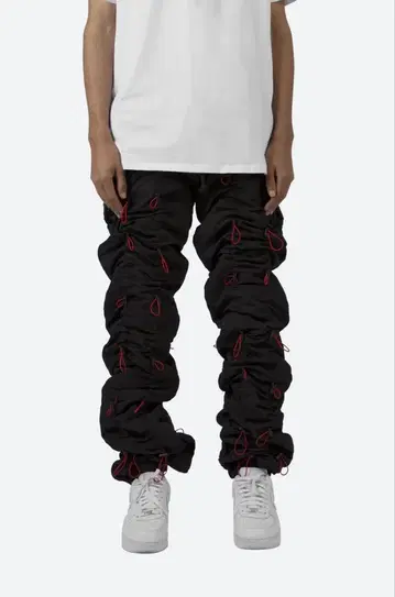 mnml Bungee Cord Pants Black/Red S