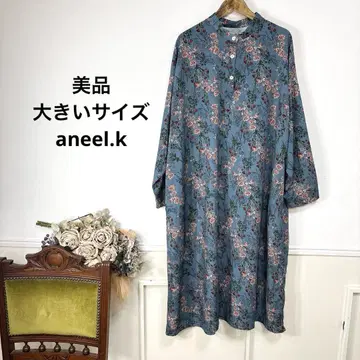 새상품급 빅 사이즈 aneel.k 클래시컬 플라워 원피스