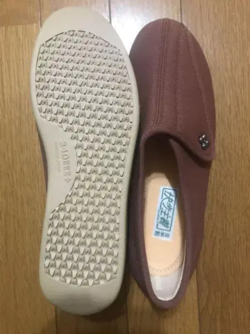 쾌보주의 여성용 24cm EEE 일본제 ASAHI 간호화 브라운
