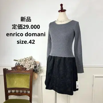 새상품 정가 29,000 enrico domani 리브 니트 원피스