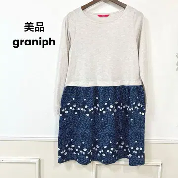 새상품급 graniph 꽃무늬 원피스