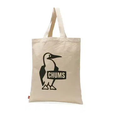 참스 토트백 빅 캔버스 CHUMS 토트 백 무지 블랙
