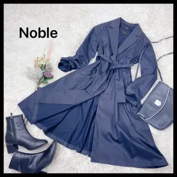 Noble 여성용 트렌치코트 고급 플레어 트렌치 36 S