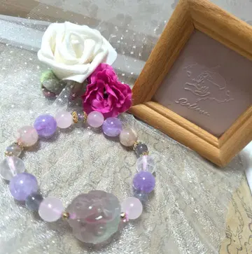 플로라이트 로즈쿼츠 라브라도 팔찌 8