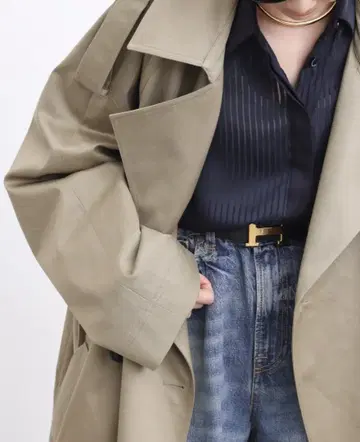 라빠르망 스트라이프 시어 셔츠 스트라이프 시어 셔츠