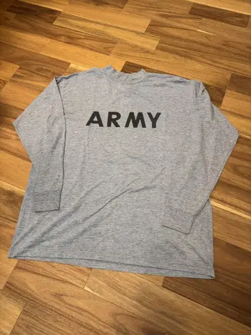 실물 미군 IPFU ARMY 트레이닝 롱 슬리브 T셔츠 XL