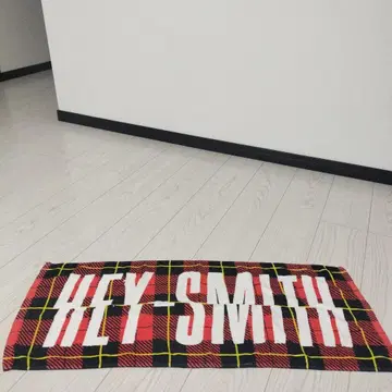HEY-SMITH 체크 타월
