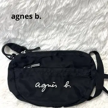 [ 새상품급 ] agnes b. 에네스베 미니 숄더백 블랙 컬러