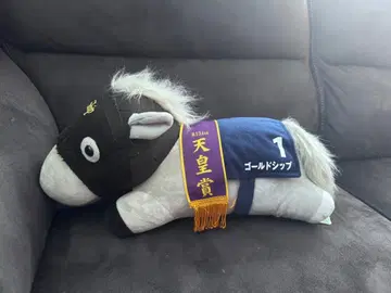 서러브레드 컬렉션 골드십 누워있는 BIG 봉제 인형 경마