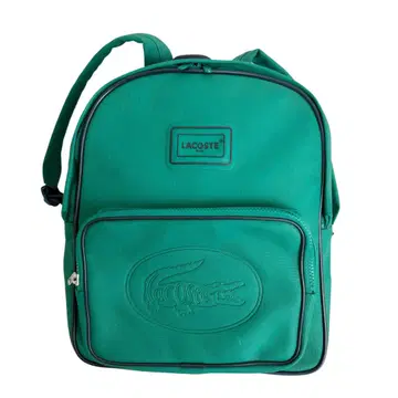 LACOSTE 라코스테 백팩 그린 빅 로고 심플