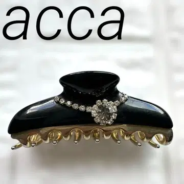 acca 퀸 목걸이 헤어 클립 헤어 액세서리 블랙