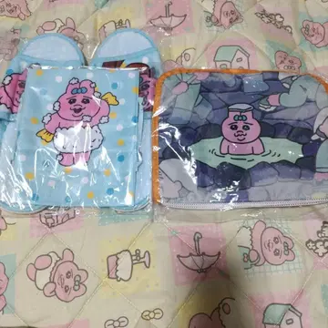 미사용 새상품 빤쮸토끼 극락탕 스파 백 탕 후 슬리퍼