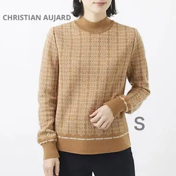 CHRISTIAN AUJARD 크리스찬 오자르 자카드 니트 S