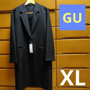 지유 GU 오버 사이즈 테일러드 코트 블랙 XL