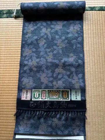 옷감 순수 실크 오시마 명주 미사용