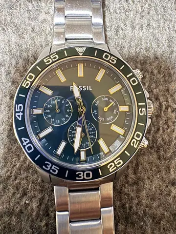 FOSSIL 듀얼 서브 다이얼 손목시계