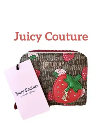 새상품*정품 Juicy Couture 지갑 브라운 이치고 시그니처