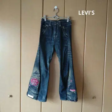 LEVI'S 자수 디자인 데님 팬츠