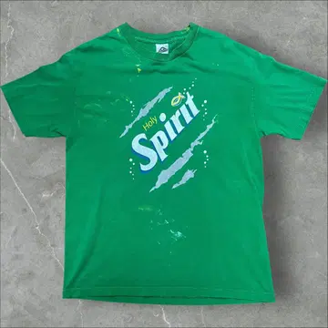 00s 스프라이트 패러디 지저스계 페인트 분위기계 T셔츠