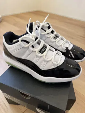 Jordan X I 골프화 27cm 화이트/블랙