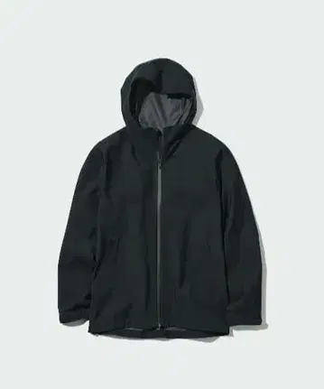 [ 새상품 미사용 ] 유니클로 블록테크 후드티 블랙 XXL