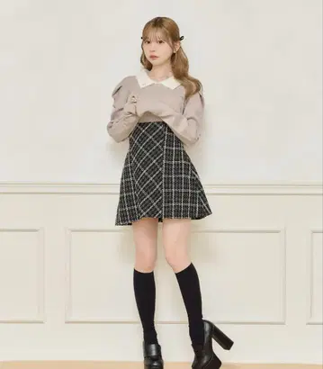 아프레 주르 하이웨스트 미니 스커트